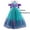 purple dress, variant on Girls Ariel Princess Dress Up Lace Off Shoulder Evening Elegant Mermaid Dress