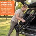thumbnail image 5 of INFANS 4 Seater Wagon Stroller, All-Terrain Foldable Wagon for 4 Kids with Adjustable Push Pull Handles, 5-Point Harness, Detachable Seats, Snack Tray, Insulated Organizer, Removable Canopy, 5 of 9