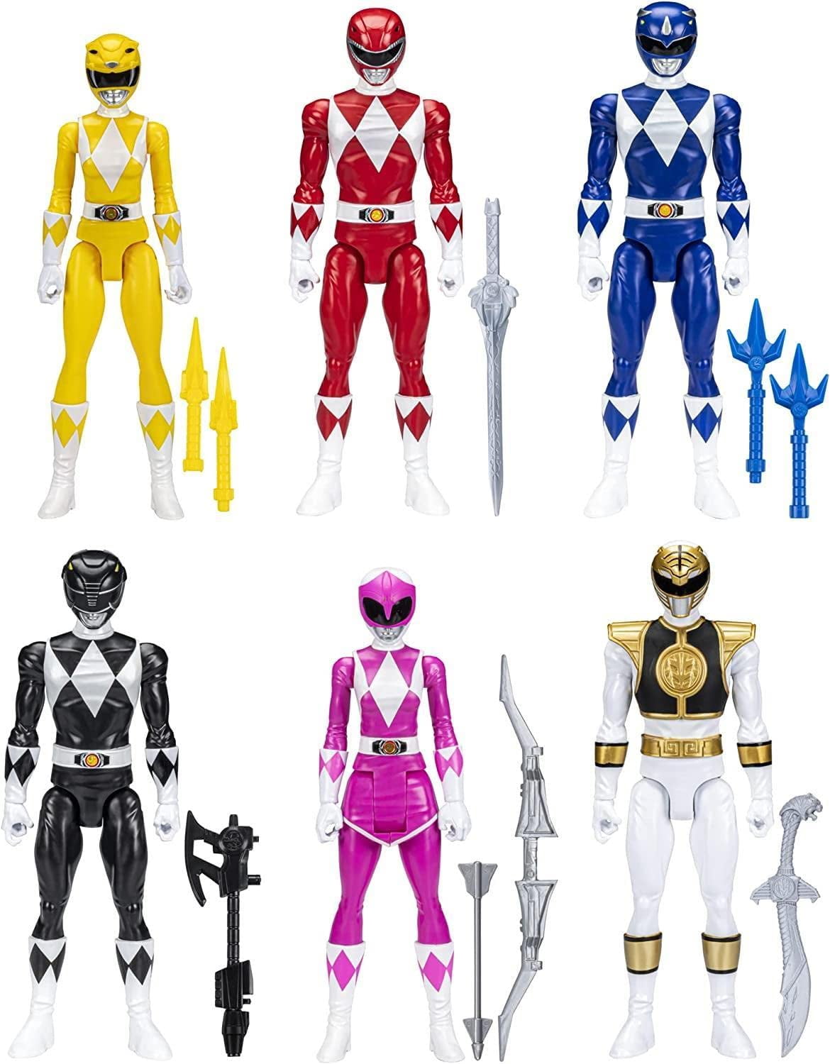 Power Rangers Mighty Morphin Multipack 12-inch Action Figure 6-Pack, Toys with Accessories for Kids 4 and Up Exclusive