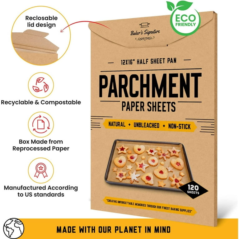 Parchment Paper Roll Baking Paper Silicone Coated Convenient Packaging  Non-stick