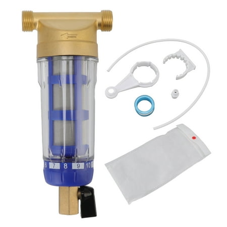 

Big saleCyclonic Sedimentation Water Filter G1/2in Backwashing Pure Copper Whole House Water Filter for Washer