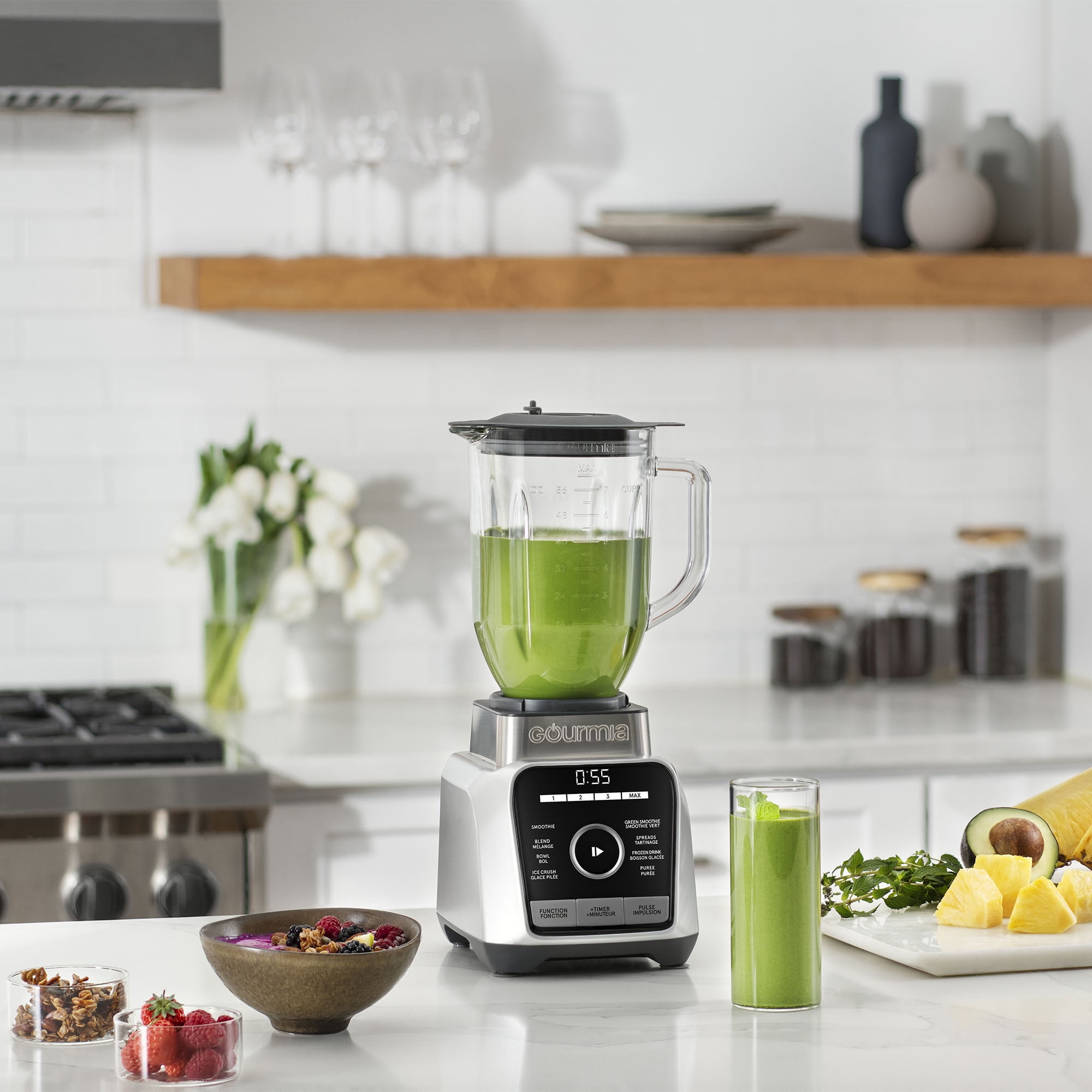 Gourmia 7-Cup Digital Blender with 8 Blending Programs, Gourmia 7-Cup Digital Blender with 8 Blending Programs