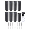 thumbnail image 1 of Tornillos de soporte para señal Uxcell 5/8 x 2 pulgadas, 8 juegos de acero inoxidable, negro, 1 of 6