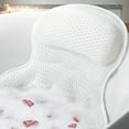 thumbnail image 5 of 1pc Luxury Bath Pillow with 3D Air Mesh & Secure Suction | Neck/Back Support, Machine Washable, Home/Spa Use, 5 of 8