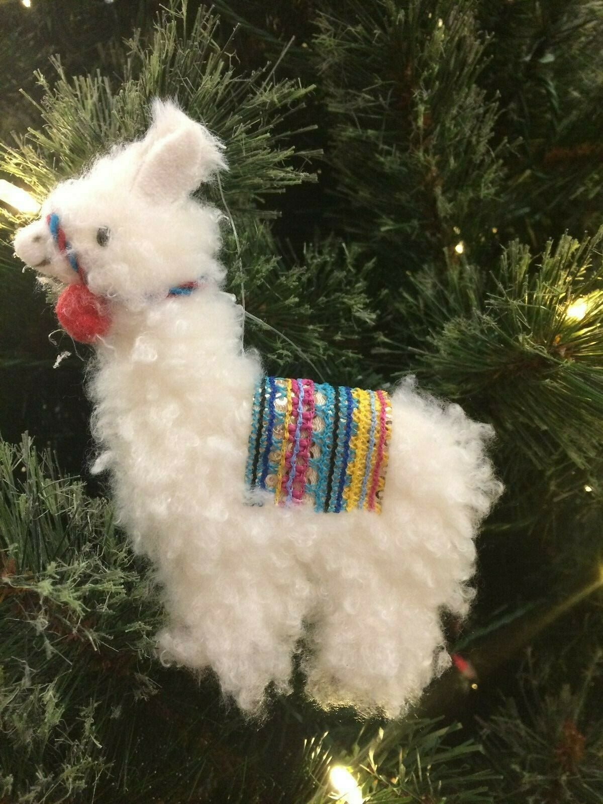 Llama Christmas Ornament 