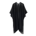 thumbnail image 4 of Womens Bathing Suit Cover Up Summer Long Flowy Kimono Cardigans Boho Chiffon Floral Tops Lightweight Cover-Ups Black, 4 of 4