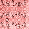 thumbnail image 1 of Ahgly Company Machine Washable Indoor Square Oriental Red Modern Area Rugs, 6' Square, 1 of 4
