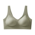 thumbnail image 2 of PInxai Bras for Women No Underwire Wide Straps Underwear Comfortable Breathable Basic Bralette with Support, 2 of 5
