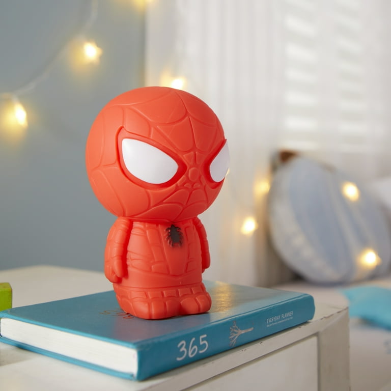 Marvel Spiderman 3D Mood Light with 30 Minute Timer, Red, 6