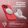 thumbnail image 4 of Magnetic for iPhone 15 Pro Max Case, [Compatible with MagSafe] [Full Camera Protection] Shockproof Protective Slim Translucent Matte Phone Case for iPhone 15 Pro Max 6.7'', Watermelon Red, 4 of 15