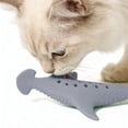 thumbnail image 6 of Byujiro Silicone Shark Cat Teething Toy with Catnip Interactive Dental Chew Toy Textured Design for Kittens & Cats to Clean Teeth, Relieve Stress & Boredom, 6 of 7