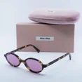thumbnail image 1 of New MIU MIU MU04ZS VAU50D Honey Havana/Bordeaux Mirrored 50-18-140 Sunglasses, 1 of 6