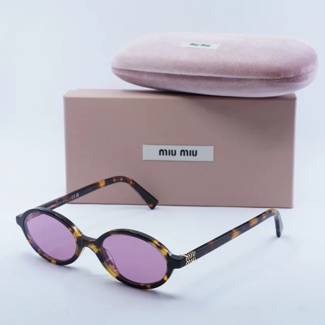 New MIU MIU MU04ZS VAU50D Honey Havana/Bordeaux Mirrored 50-18-140 Sunglasses
