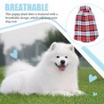 thumbnail image 3 of Greeniant Camisa a cuadros para mascotas Suministros para mascotas Camisetas para perros Calor flexible Otoño e invierno Espesar Múltiples Type3 NO3, 3 of 6
