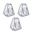 thumbnail image 1 of Up Greenhouse Small Gardening Flowerpot Cover 3Pcs Sunnimix Mini invernadero emergente, 1 of 8