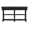 thumbnail image 3 of Console Table, Sideboard Buffet Cabinet With 2 Adjustable Middle And Bottom Open Shelf, 2 Top Drawers, Solid Wood Entryway Table For Living Room, Entrance, 3 of 9