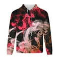 thumbnail image 3 of Lilgiuy Men's Hoodie Non Positioning Print Pullover Casual Long Sleeved Top Sweatshirts for Sailing Fishing Camping, 3 of 4