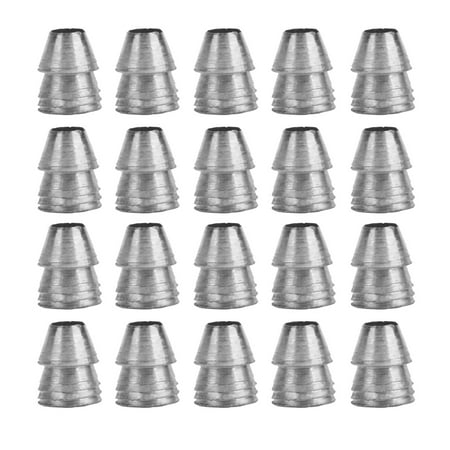 

20pcs Safety Round Handle Wedges Steel Hammer Handle Splitting Wedge Set for Axe Claw Hammer Sledge Diameter 13mm / 0.51in