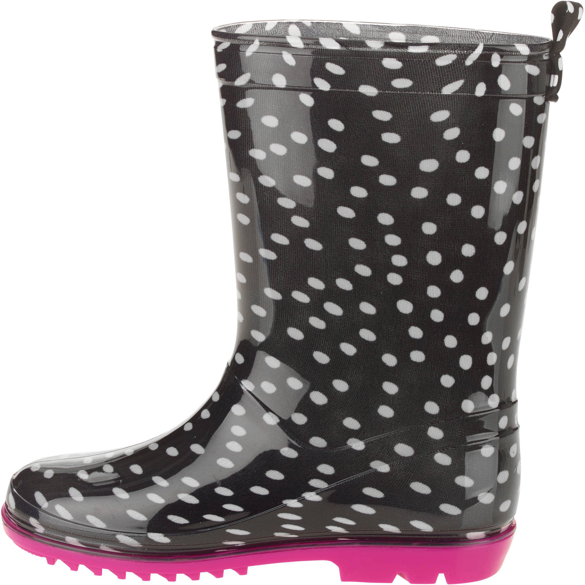 One Color Dots Printed Girls' Jelly Rain Boots - Walmart.com