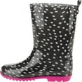 thumbnail image 4 of One Color Dots Printed Girls' Jelly Rain Boots, 4 of 5