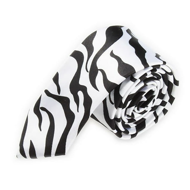 TopTie Cravate Unisexe Imprimée Zebra Skinny