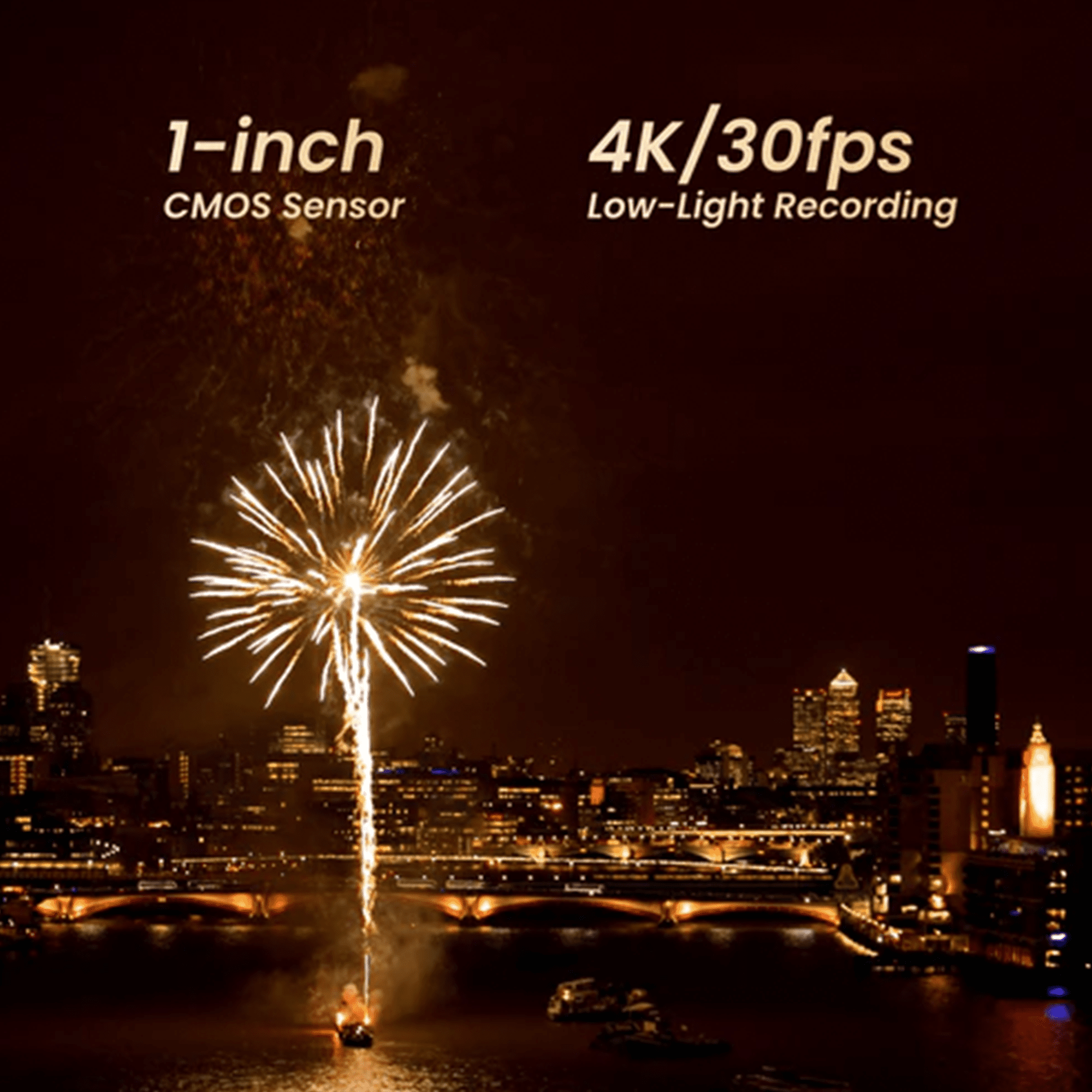 Xtra Muse, Vlogging Camera with 1'' CMOS and 4K/120fps Videos, Pocket Camera with 3-Axis Gimbal Stabilizer