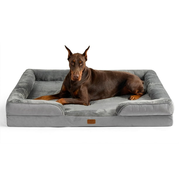 Bedsure Cama ortopédica para perros XXL – Sofá cama lavable para