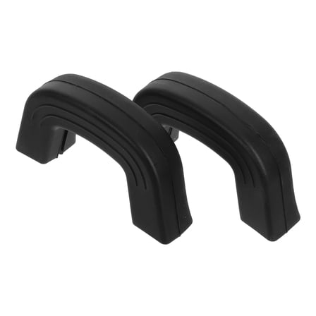 LITINKIMI Pot Lid Handle Cover Black 2Pcs 3.5x1.9x0.8in Silicone Heat Resistant