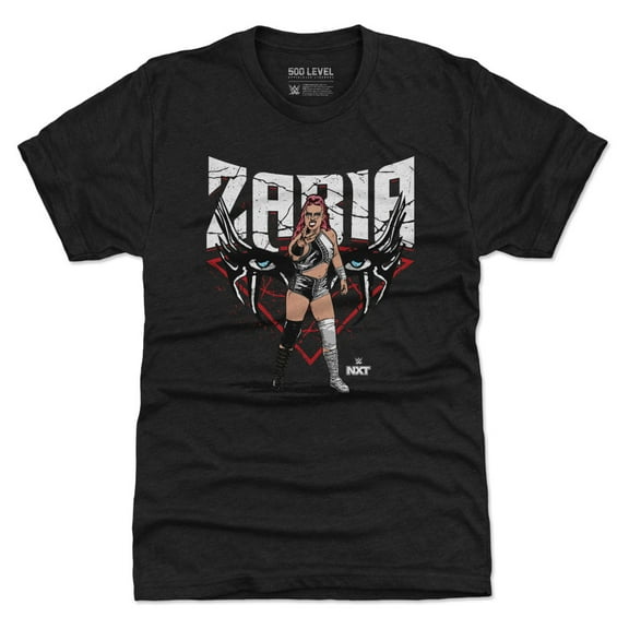 Men's 500 Level Heather Black Zaria Eyes Tri-Blend T-Shirt
