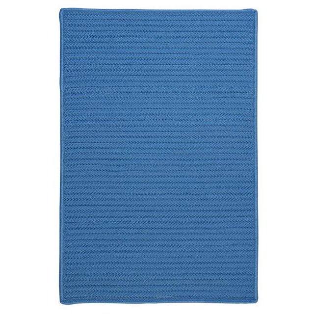 Colonial Mills Tapis H870R024X036S Simply Home Solid - Blue Ice 2 Pi. x 3 Pi. Tapis Tressé