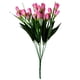 thumbnail image 1 of Advancent 6 tenedores 12 cabezas Tulipán Flor artificial Toque real Ramo artificial Flor falsa para la decoración de la boda Flores Decoración del hogar Flores artificiales rosa Advancent HA6720-05B, 1 of 6