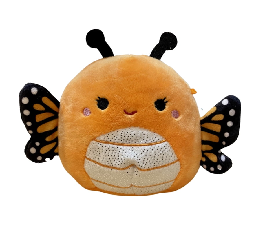 NWT Orange & Black Beautiful! 734689570768 Squishmallow MONY the MONARCH BUTTERFLY 5" New!