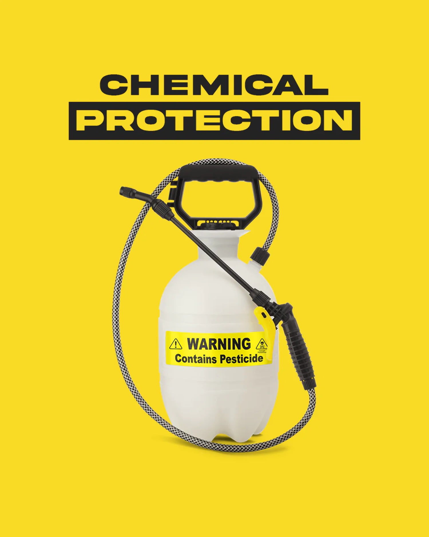 Pesticide Sticker | Pump Sprayer Labels by Fuel Stickers | 2x6 | 2 Pack