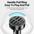 thumbnail image 4 of 10 Ports Usb C Car Charger Fast Charging Adapter For Phones And Tablets, 4 of 9