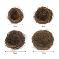 thumbnail image 6 of Walbest Artificial Rattan Bird's Nest Rustic Simulation Multiple Sizes Easter Bird Nest Decor (1pc), 6 of 7