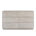 thumbnail image 3 of Topcobe Modern Style Soild Wood 6-Drawer Dresser for Bedroom Living Room, Stone Gray, 3 of 8
