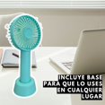 thumbnail image 2 of Mini ventilador portatil USB Dosyu DY-MV1 color verde, 2 of 4