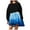 Blue, variant on Cameland Dress for Women Crewneck Long Sleeve Color-block Pleated Dress Fall Winter Mini Dresses