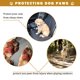 thumbnail image 4 of PK.ZTopia Botas impermeables para perros, zapatos para exteriores para perros medianos a grandes, con dos correas de sujeción reflectantes y suela antideslizante resistente (negro, 4 unidades)., 4 of 5