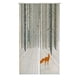 thumbnail image 1 of Cortina Noren ABPHQTO Paisaje de bosque de invierno con zorro japonés 105x120 cm, 1 of 1