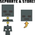 thumbnail image 3 of Minecraft Toys, Mob Head Minis Figures, Gifts for Kids, 3 of 5