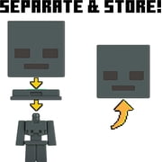 Minecraft Toys, Mob Head Minis Figures, Gifts for Kids