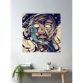 thumbnail image 2 of Inner Demons Poster Wall Art, Modern Wall Decor For Living Room Bedroom, 17x17 UNFRAMED, 2 of 3