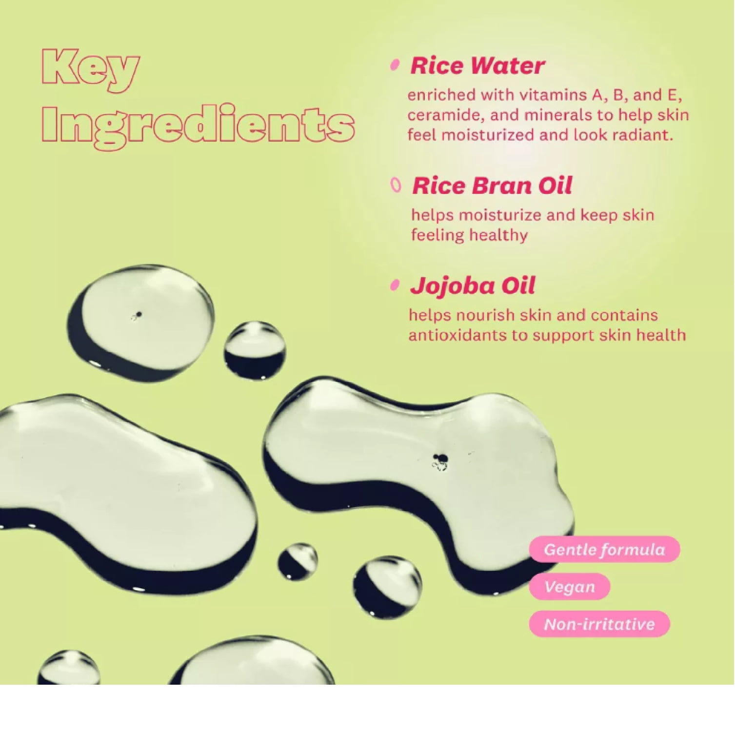 The Face Shop Rice Water Bright Vegan Light Cleansing Oil, Korean Skin Care, Makeup Remover, for All Skin Types, 5 fl. oz.