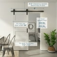 thumbnail image 5 of National Hardware N700-005 Designer 72" Barn Door Track And Hardware Kit, 5 of 7