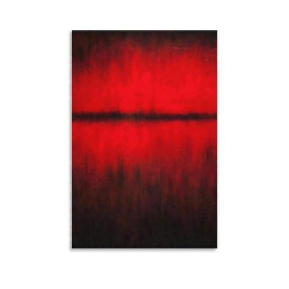 Mark Rothko Prints 《Red And Black》 Wall Art Paintings Poster Posters Wall Art Painting Canvas Gift Living Room Prints Bedroom Decor Poster Artworks 16x24inch(40x60cm)