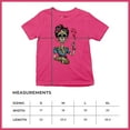 thumbnail image 5 of Tee Hunt Frida Kahlo Sugar Skull Youth T-Shirt Calavera Day of The Dead Kids, Pink, Small, 5 of 5