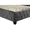 thumbnail image 6 of Galaxy Home Furniture Sophia 4-Piece Upholstered Queen Bedroom Set, Gray, 6 of 13
