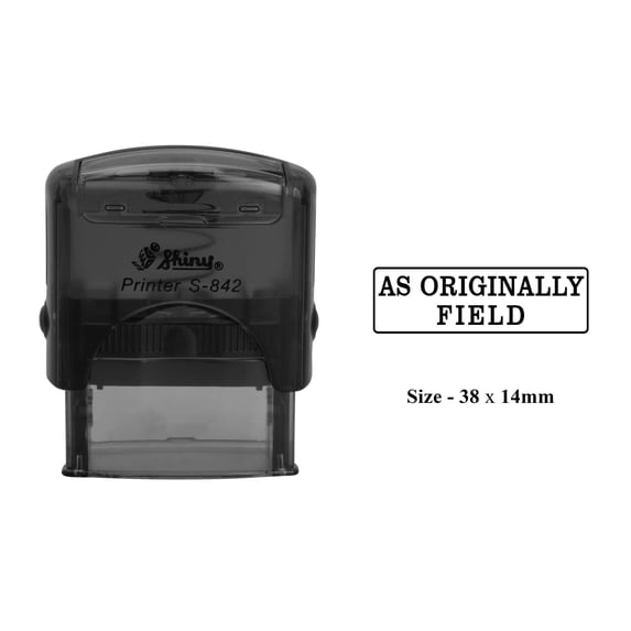 eloria Shipped Self Inking Rubber Stamp Business Custom Stamp Office Stationary