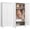 White-Ld-71''H, variant on Polup 71" H Modern Metal Sturdy Armoire Cabinet with Shelves and Hanging Rod, Adult Bedroom Wardrobe Closet with Doors